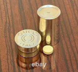 Vintage Gucci 925 Silver Shotgun Shell Stash/pill Box Ultra Rare Collectible
