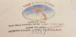 Vintage Iron Maiden shirt 1982 the beast in New York original no copy Ultra Rare