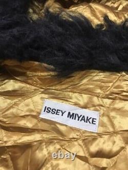 Vintage Issey Miyake Faux Fur Hooded Jacket Ultra Rare Avant-garde Size M Bomber