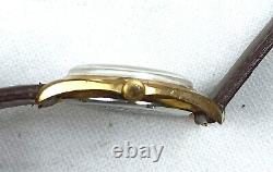 Vintage Langel watch 17 jewels gold date 1960's ultra rare mint condition swiss
