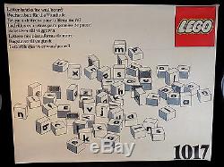 Vintage Lego 1017 Letter Bricks for Wall board ULTRA RARE complete set from 1976