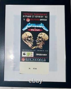 Vintage METALLICA ULTRA RARE Ticket From June 27, 1993 In ATHENS, GREECE