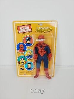 Vintage Mego SPIDERMAN 1977? Check it out? Ultra rare Canadian card? PLS READ