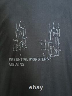 Vintage Melvins XL Black T-Shirt Essential Monsters AMREP Sleep Ultra Rare