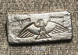 Vintage Montana Gold and Silver, Inc (Montana Eagle) 1 oz silver bar. Ultra Rare