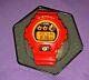 Vintage Never Worn G-shock Dw-6900 Bright Red Collectible Ultra Rare Watch