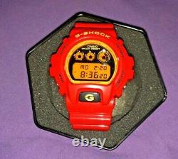 Vintage NEVER WORN G-Shock DW-6900 Bright Red Collectible Ultra Rare Watch