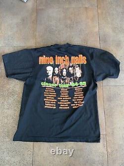 Vintage NIN Nine Inch Nails Closer Tour 1994-1995 T Shirt Ultra RARE! XL