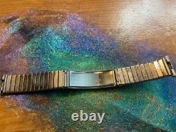 Vintage NOS Ultra Rare 1958 MEDILOG Speidel All S. S. Bracelet with Data Log