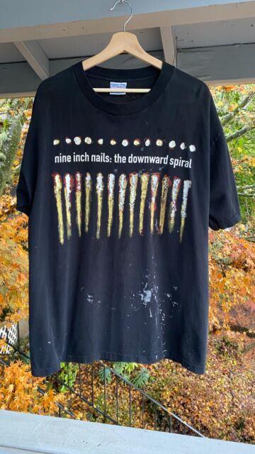 Vintage Nine Inch Nails Shirt 1994 The Downward Spiral T-shirt Xl Ultra Rare