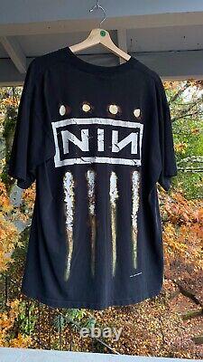 Vintage Nine Inch Nails Shirt 1994 The Downward Spiral T-shirt XL Ultra Rare