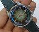 Vintage Orient Sea King Diver Watch Compressor Jumbo Size Ultra Rare Green Dial