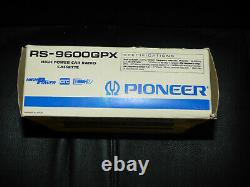 Vintage Pioneer Rs-9600gpx Cassette Car Stereo New Old Stock Ultra Rare
