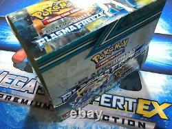 Vintage Pokemon Plasma Freeze Partial Box with 3 Sealed Packs Ultra Rare Find