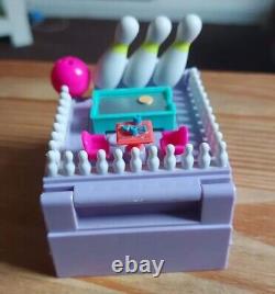 Vintage Polly Pocket Bowling Alley 1996. 100% Complete. Ultra Rare