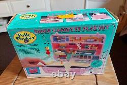 Vintage Polly Pocket Disco Cassette Player 1989 Complete With Box. Ultra Rare