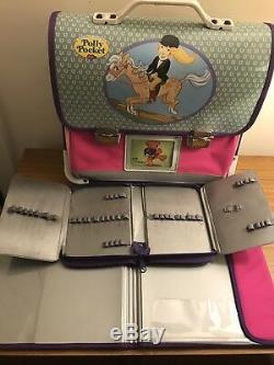 Vintage Polly Pocket Schneiders Bag Bundle, Pencil Case, Folder Ultra Rare