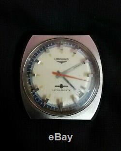 Vintage Rare Longines Ultra-quartz Cal. 6512 Swiss Made Wrist Watch. (not-working)