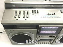 Vintage SHARP CT-6001 VINTAGE BOOMBOX TV ULTRA RARE JP MODEL