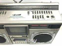 Vintage SHARP CT-6001 VINTAGE BOOMBOX TV ULTRA RARE JP MODEL