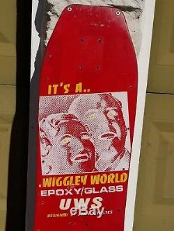 Vintage Skateboard Uncle Wiggley 1986 John Schultes USA Ultra Rare UWS Grail OG