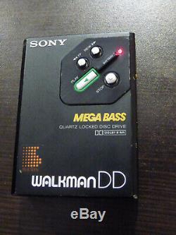 Vintage Sony Wm-dd30 Portable Stereo Cassette Player Ultra Rare