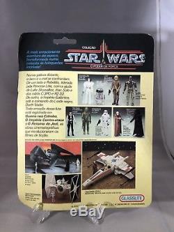 Vintage Star Wars 1988 GLASSLITE Brazil Chewbacca Chewy With Card Ultra Rare