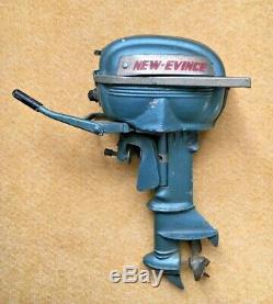 Vintage TOKYO MOKEI NEW-EVINCE Metal Outboard Motor Ultra Rare from Japan
