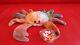 Vintage Ty Beanie Babies Retired Claude The Crab Ultra Rare Version With Errors