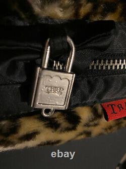 Vintage Tripp Nyc Fuzzy Leopard Faux Fur Bag Purse Ultra Rare