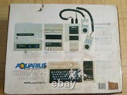 Vintage ULTRA RARE Mattel AQUARIUS COM/PAC Computer and GAME SYSTEM UNOPENED