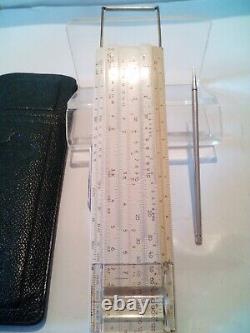 Vintage ULTRA-Rare Faber Castell 67/54R Addiator Slide Rule Hybrid Calculator