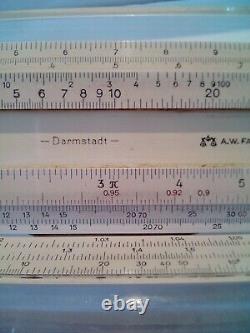 Vintage ULTRA-Rare Faber Castell 67/54R Addiator Slide Rule Hybrid Calculator