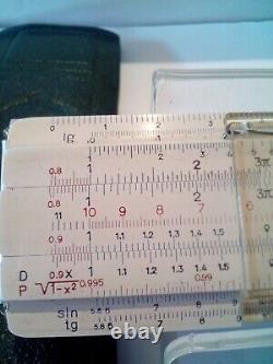 Vintage ULTRA-Rare Faber Castell 67/54R Addiator Slide Rule Hybrid Calculator