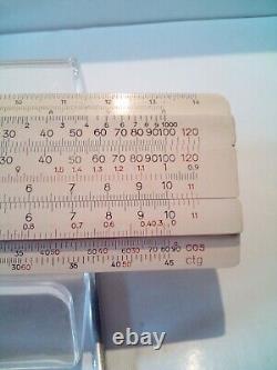 Vintage ULTRA-Rare Faber Castell 67/54R Addiator Slide Rule Hybrid Calculator