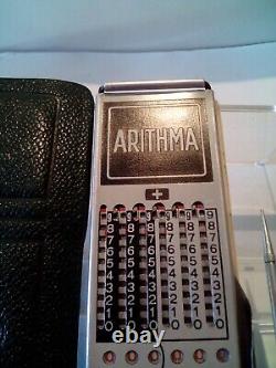 Vintage ULTRA-Rare Faber Castell 67/54R Addiator Slide Rule Hybrid Calculator