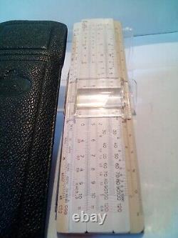 Vintage ULTRA-Rare Faber Castell 67/54R Addiator Slide Rule Hybrid Calculator