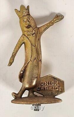 Vintage Ultra Rare 1960s Union Carbide King Carbide Award Advertising Figure