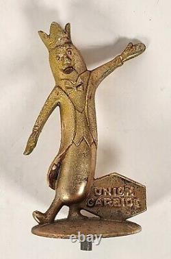 Vintage Ultra Rare 1960s Union Carbide King Carbide Award Advertising Figure