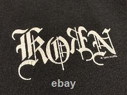 Vintage Ultra Rare 1995 Korn Shirt Murina Tag L Roseland Ballroom NYC 10/18/95