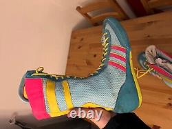 Vintage Ultra Rare Adidas Attack Boxing Boots Made In West Germany US Size 11