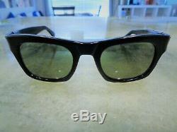 Vintage Ultra Rare Bausch & Lomb B&L Ray-Ban Wayfarer Plainsman Sunglasses Tart