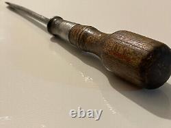 Vintage Ultra Rare FORD SCRIPT SLOTTED SCREWDRIVER Not Auto Kit Truck Roll