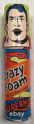 Vintage Ultra Rare Nice Unused Unopened 1974 Superman DC Comics Crazy Foam Soap