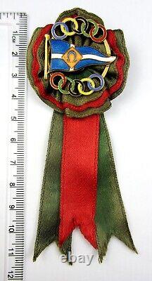 Vintage Ultra Rare Olympic Pin with Ribbon