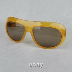 Vintage Ultra Rare Optyl Design Sunglasses 70's Yellow