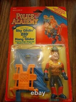 Vintage Ultra Rare Police Academy Sky Glidin Zed Figure Toy Moc