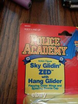 Vintage Ultra Rare Police Academy Sky Glidin Zed Figure Toy Moc