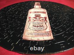 Vintage Ultra Rare Smirnoff Vodka 150 Piece Round Jigsaw Puzzle Rare