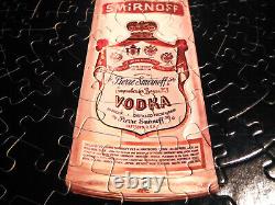 Vintage Ultra Rare Smirnoff Vodka 150 Piece Round Jigsaw Puzzle Rare